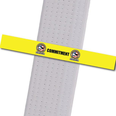 AUUSOMA - Commitment Achievement Stripes - BeltStripes.com : The #1 Source for Martial Arts Belt Tape
