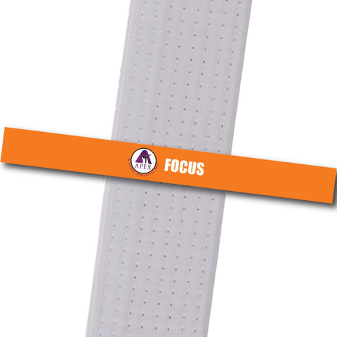 Apex MA - Focus Custom Belt Stripes - BeltStripes.com : The #1 Source for Martial Arts Belt Tape