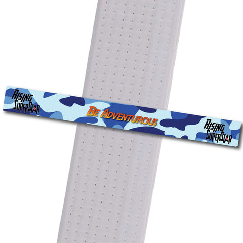 Be Adventurous! BeltStripes - Rising SuperStar (Silver Reward) Achievement Stripes - BeltStripes.com : The #1 Source for Martial Arts Belt Tape