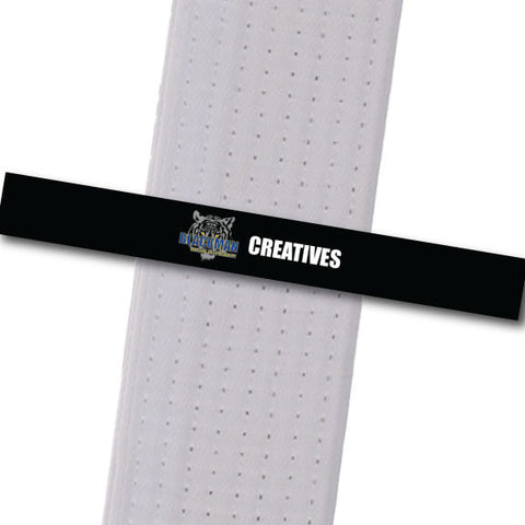 Blackman Academy - Creatives Achievement Stripes - BeltStripes.com : The #1 Source for Martial Arts Belt Tape