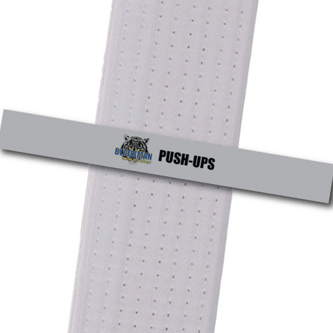 Blackman Academy - Push-Ups Achievement Stripes - BeltStripes.com : The #1 Source for Martial Arts Belt Tape