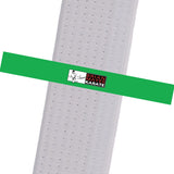 Brian Mayes Karate - Green Custom Belt Stripes - BeltStripes.com : The #1 Source for Martial Arts Belt Tape