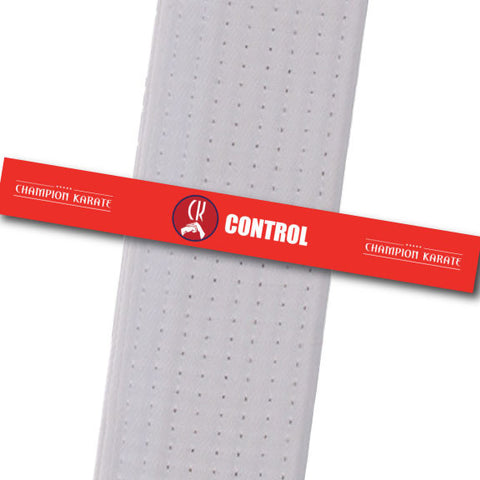 Champion Karate - Control Achievement Stripes - BeltStripes.com : The #1 Source for Martial Arts Belt Tape