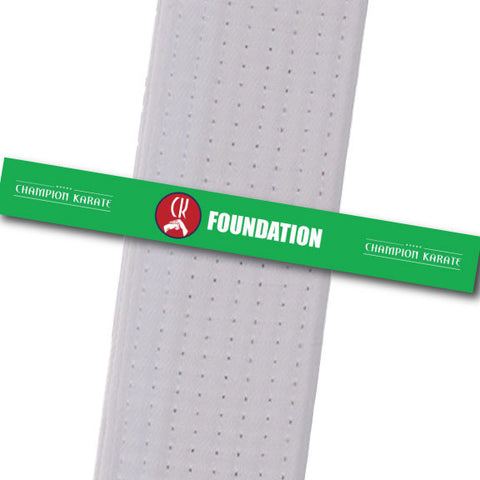 Champion Karate - Foundation Achievement Stripes - BeltStripes.com : The #1 Source for Martial Arts Belt Tape