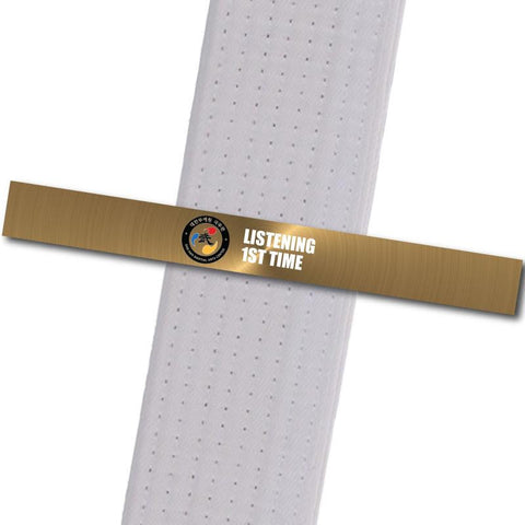 Dae Han MAC - Listening 1st Time Custom Belt Stripes - BeltStripes.com : The #1 Source for Martial Arts Belt Tape