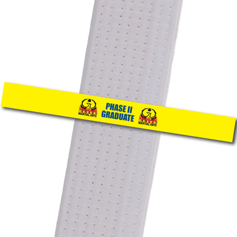Elite MA Florida - Phase 2 Graduate Custom Belt Stripes - BeltStripes.com : The #1 Source for Martial Arts Belt Tape