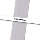 Evolution MA - Tie Belt-Q&A Ideology Custom Belt Stripes - BeltStripes.com : The #1 Source for Martial Arts Belt Tape