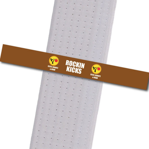 Excel Karate & Krav - Rockin Kicks Custom Belt Stripes - BeltStripes.com : The #1 Source for Martial Arts Belt Tape