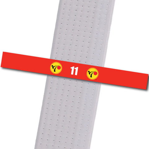 Excel MA - 11 Custom Belt Stripes - BeltStripes.com : The #1 Source for Martial Arts Belt Tape