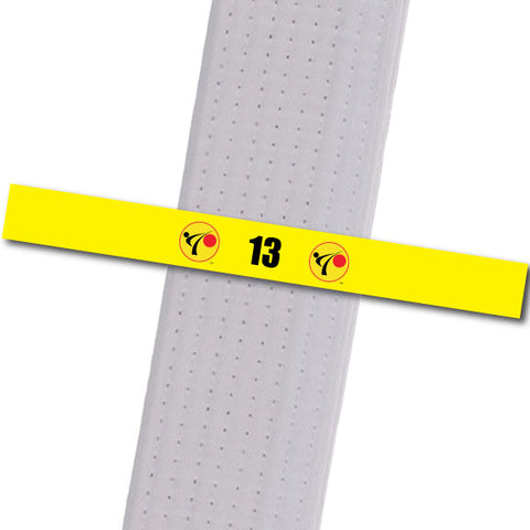Excel MA - 13 Custom Belt Stripes - BeltStripes.com : The #1 Source for Martial Arts Belt Tape