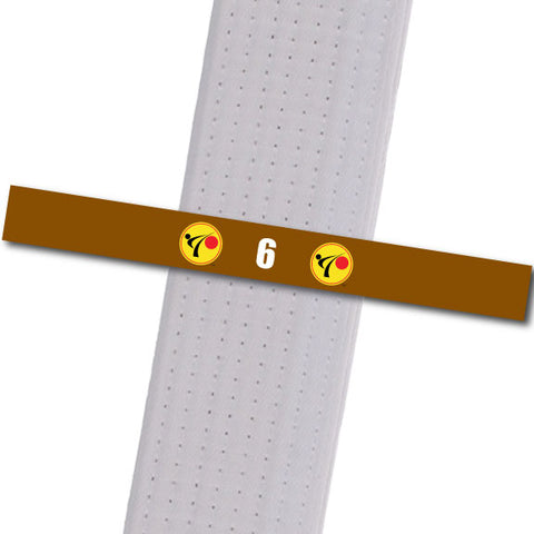 Excel MA - 6 Custom Belt Stripes - BeltStripes.com : The #1 Source for Martial Arts Belt Tape