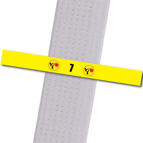 Excel MA - 7 Custom Belt Stripes - BeltStripes.com : The #1 Source for Martial Arts Belt Tape