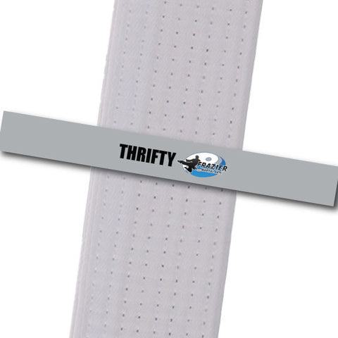Frazier Martial Arts - Thrifty Custom Belt Stripes - BeltStripes.com : The #1 Source for Martial Arts Belt Tape