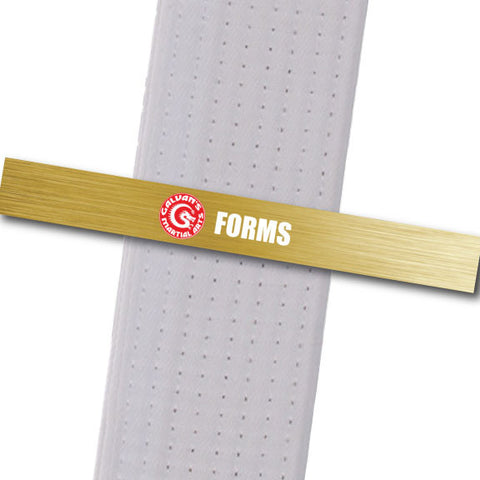 Galvans MA - Forms Achievement Stripes - BeltStripes.com : The #1 Source for Martial Arts Belt Tape