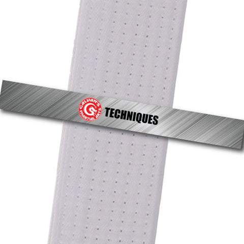 Galvans MA - Techniques Achievement Stripes - BeltStripes.com : The #1 Source for Martial Arts Belt Tape
