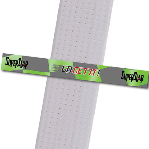 Go Get It! BeltStripes - SuperStar Achievement Stripes - BeltStripes.com : The #1 Source for Martial Arts Belt Tape