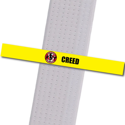 K5 MA - Creed Achievement Stripes - BeltStripes.com : The #1 Source for Martial Arts Belt Tape