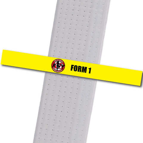 K5 MA - Form 1 Achievement Stripes - BeltStripes.com : The #1 Source for Martial Arts Belt Tape