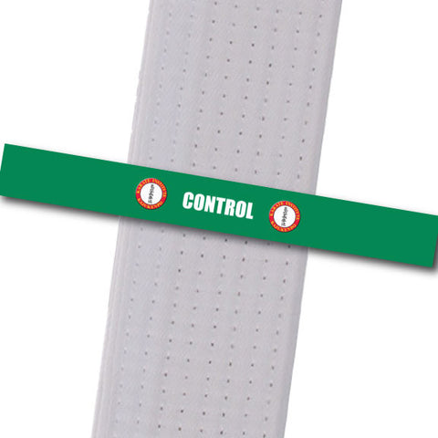 Karate Institute - Control Custom Belt Stripes - BeltStripes.com : The #1 Source for Martial Arts Belt Tape