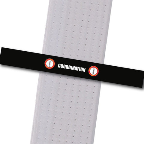 Karate Institute - Coordination Custom Belt Stripes - BeltStripes.com : The #1 Source for Martial Arts Belt Tape