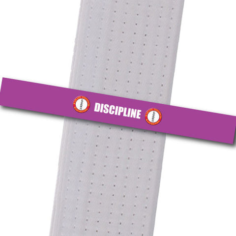 Karate Institute - Discipline Custom Belt Stripes - BeltStripes.com : The #1 Source for Martial Arts Belt Tape