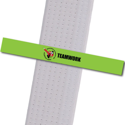 Kimling's Academy - Teamwork Achievement Stripes - BeltStripes.com : The #1 Source for Martial Arts Belt Tape