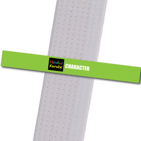 Kinder Karate - Character - Lt Green Custom Belt Stripes - BeltStripes.com : The #1 Source for Martial Arts Belt Tape