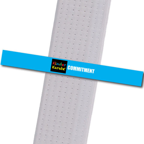Kinder Karate - Commitment Custom Belt Stripes - BeltStripes.com : The #1 Source for Martial Arts Belt Tape