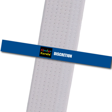Kinder Karate - Discretion Custom Belt Stripes - BeltStripes.com : The #1 Source for Martial Arts Belt Tape