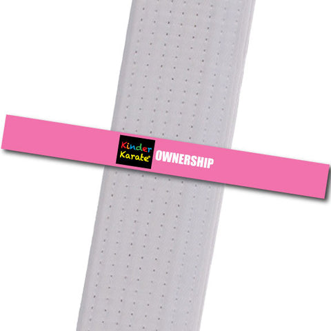 Kinder Karate - Ownership Custom Belt Stripes - BeltStripes.com : The #1 Source for Martial Arts Belt Tape