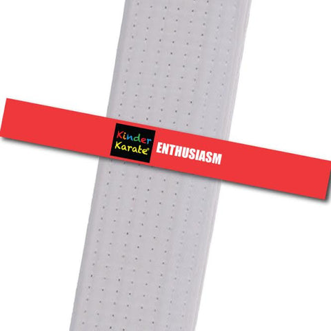 Kinder Karate - Enthusiasm Custom Belt Stripes - BeltStripes.com : The #1 Source for Martial Arts Belt Tape