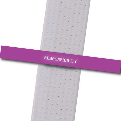 Legacy MA - Responsiblity Achievement Stripes - BeltStripes.com : The #1 Source for Martial Arts Belt Tape