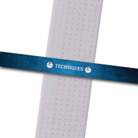 Legacy MA - Techniques - Blue Achievement Stripes - BeltStripes.com : The #1 Source for Martial Arts Belt Tape