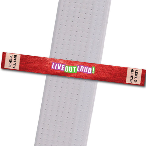 MatChats BeltStripes - Live Out Loud - Level 3: All Star