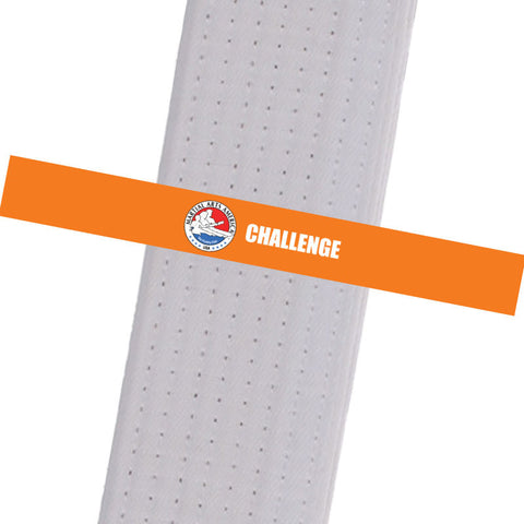 Martial Arts America - Challenge - Orange Custom Belt Stripes - BeltStripes.com : The #1 Source for Martial Arts Belt Tape