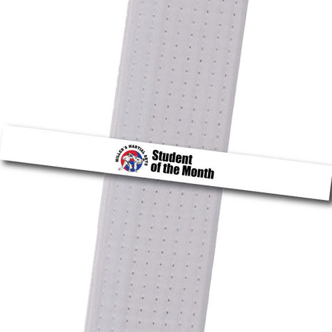 Millers MA - Student of the Month Custom Belt Stripes - BeltStripes.com : The #1 Source for Martial Arts Belt Tape