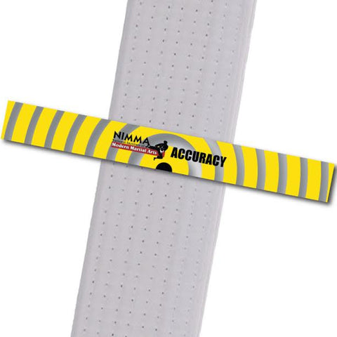 NIMMA - Accuracy Achievement Stripes - BeltStripes.com : The #1 Source for Martial Arts Belt Tape