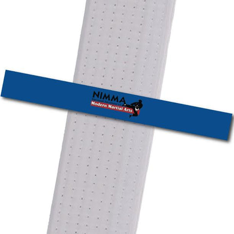 NIMMA - Logo Only - Blue Achievement Stripes - BeltStripes.com : The #1 Source for Martial Arts Belt Tape