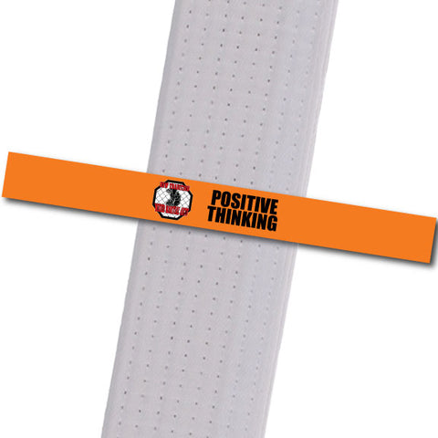 New Tradition - Positive Thinking - Black Custom Belt Stripes - BeltStripes.com : The #1 Source for Martial Arts Belt Tape