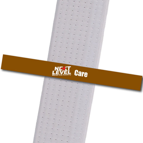 Next Level MA - Care Achievement Stripes - BeltStripes.com : The #1 Source for Martial Arts Belt Tape