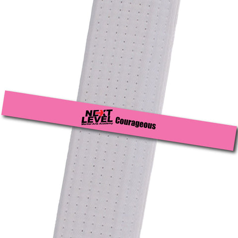 Next Level MA - Courageous Achievement Stripes - BeltStripes.com : The #1 Source for Martial Arts Belt Tape