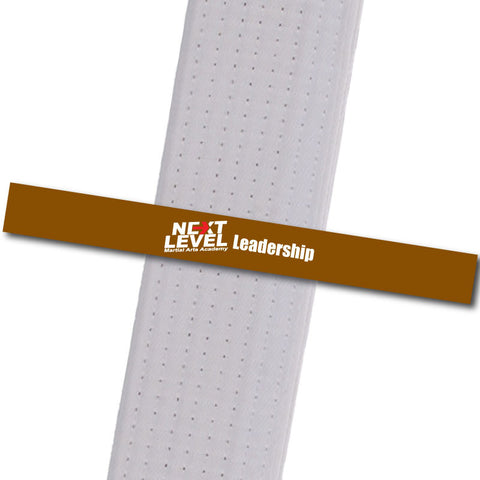 Next Level MA - Leadership Achievement Stripes - BeltStripes.com : The #1 Source for Martial Arts Belt Tape