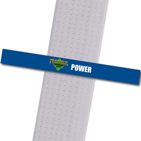 Premier Martial Arts - Power Custom Belt Stripes - BeltStripes.com : The #1 Source for Martial Arts Belt Tape