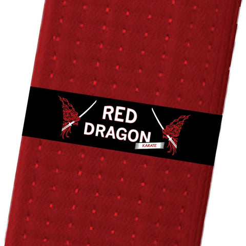 Red Dragon Karate BeltStripes - Black Custom Belt Stripes - BeltStripes.com : The #1 Source for Martial Arts Belt Tape