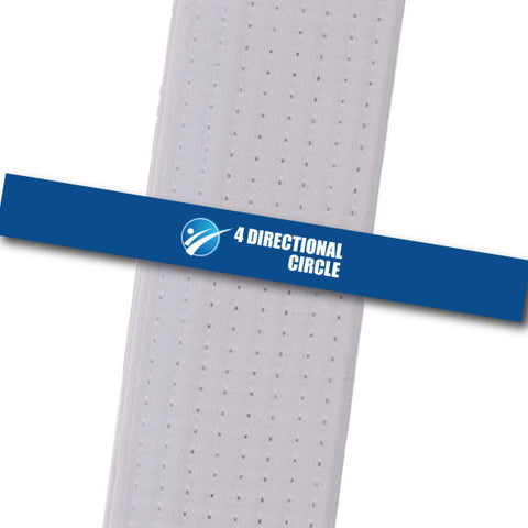 Sensei Ash MA - 4 Directional Circle Achievement Stripes - BeltStripes.com : The #1 Source for Martial Arts Belt Tape