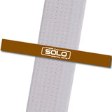 Solo Martial Arts - Brown with New Logo Custom Belt Stripes - BeltStripes.com : The #1 Source for Martial Arts Belt Tape