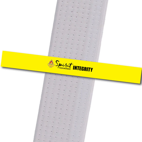 Spirit TKD - Integrity Custom Belt Stripes - BeltStripes.com : The #1 Source for Martial Arts Belt Tape