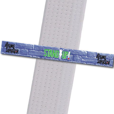 Stand Up! BeltStripes - Rising SuperStar Achievement Stripes - BeltStripes.com : The #1 Source for Martial Arts Belt Tape