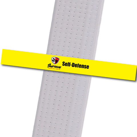 Supreme MA - Self Defense Custom Belt Stripes - BeltStripes.com : The #1 Source for Martial Arts Belt Tape