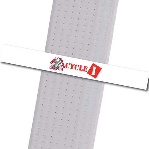 TCK Mixed Martial Arts - Cycle 1 Custom Belt Stripes - BeltStripes.com : The #1 Source for Martial Arts Belt Tape